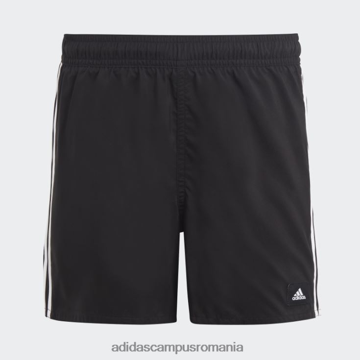 adidas campus romania Pantaloni scurți de baie cu 3 dungi negru adidas copii alb negru J266N218498