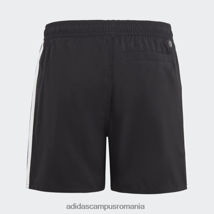 adidas campus romania Pantaloni scurți de baie cu 3 dungi negru adidas copii alb negru J266N218498