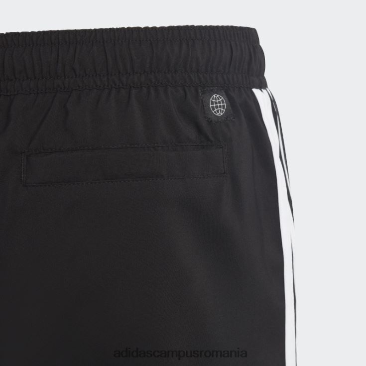 adidas campus romania Pantaloni scurți de baie cu 3 dungi negru adidas copii alb negru J266N218498