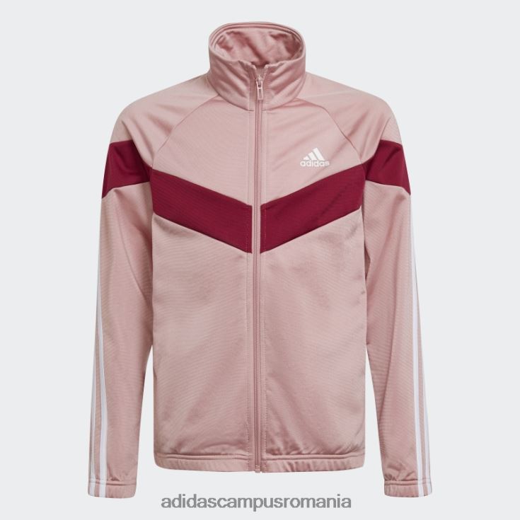 adidas campus romania Trening aeroready din poliester colorblock mov adidas copii mov/visiniu/alb J266N219260