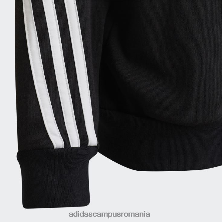 adidas campus romania Trening alb cu 3 dungi copii alb negru J266N218439