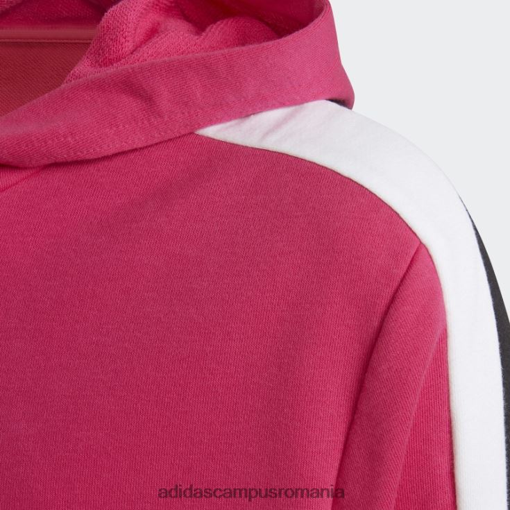 adidas campus romania Trening crop top colorblock adidas magenta real copii magenta real/alb/negru J266N219218