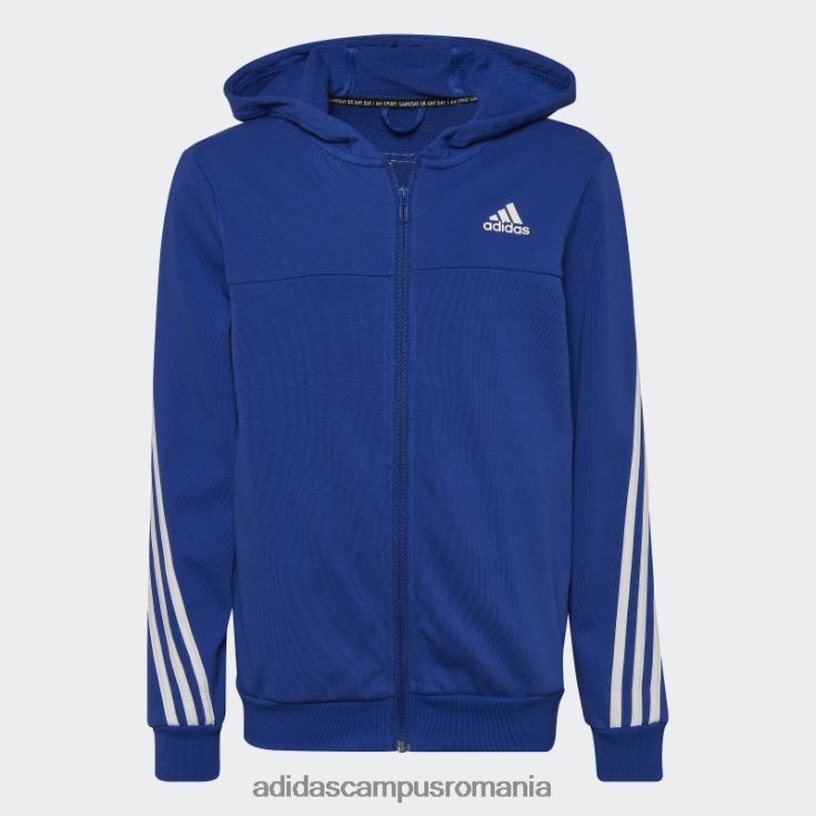 adidas campus romania Trening cu 3 dungi albastru regal copii albastru regal/alb J266N218446