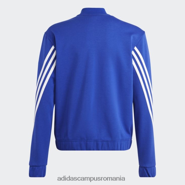 adidas campus romania Trening cu 3 dungi blue future icons copii albastru alb J266N218515