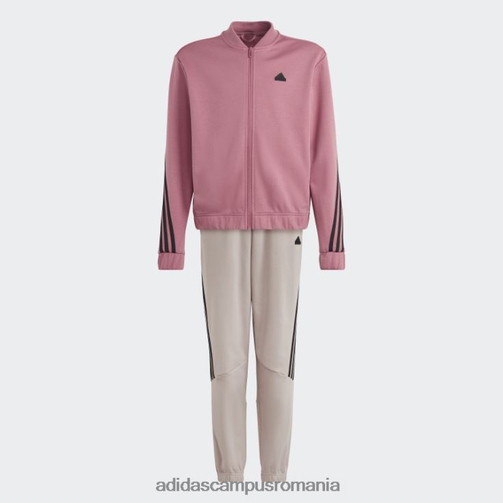adidas campus romania Trening cu 3 dungi pictograme de viitor roz copii roz/negru J266N218425