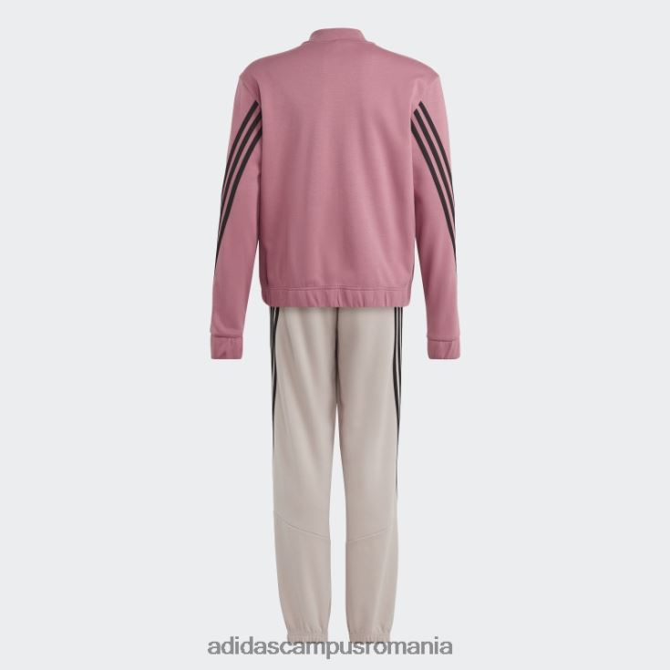 adidas campus romania Trening cu 3 dungi pictograme de viitor roz copii roz/negru J266N218425