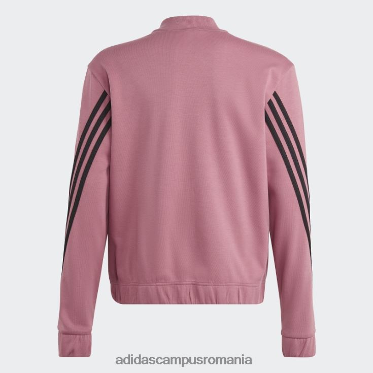 adidas campus romania Trening cu 3 dungi pictograme de viitor roz copii roz/negru J266N218425