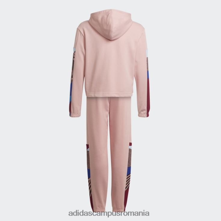 adidas campus romania Trening din bumbac cu imprimeu wildshape mov copii mov/visiniu/cer J266N219217