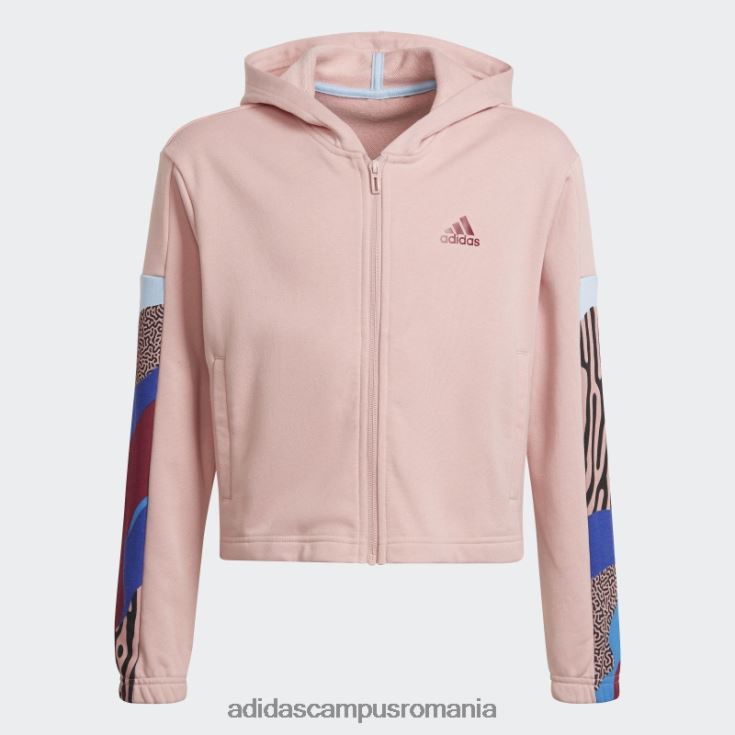 adidas campus romania Trening din bumbac cu imprimeu wildshape mov copii mov/visiniu/cer J266N219217