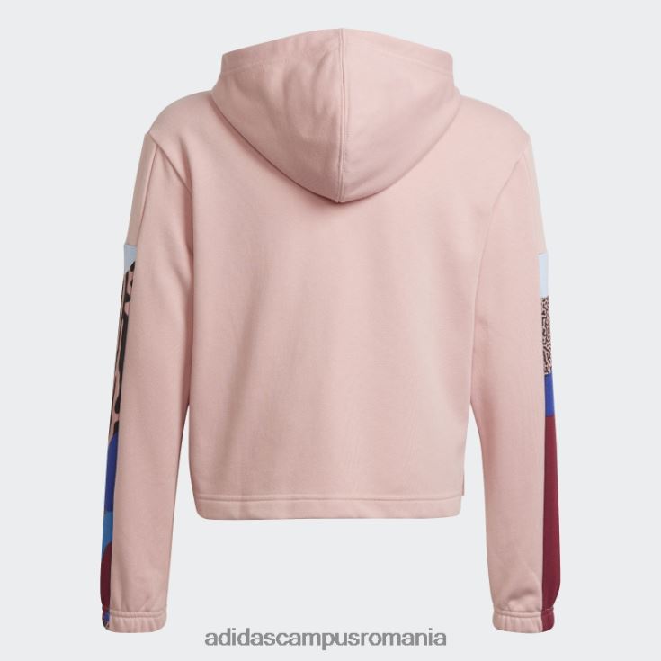 adidas campus romania Trening din bumbac cu imprimeu wildshape mov copii mov/visiniu/cer J266N219217