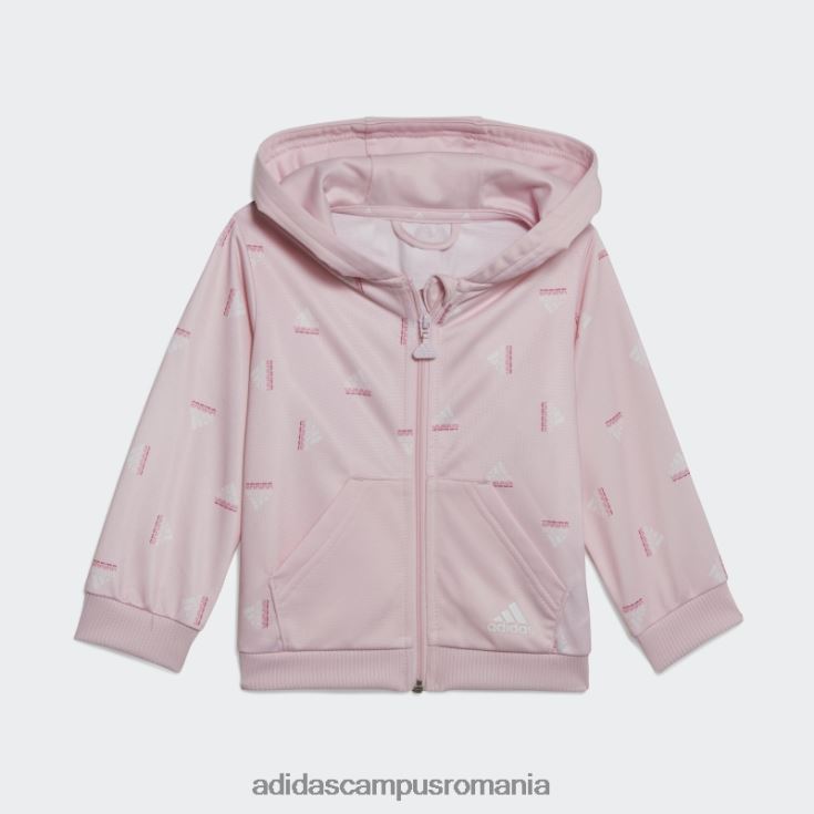 adidas campus romania Trening din poliester lucios brandlove roz copii roz/fucsia J266N218530