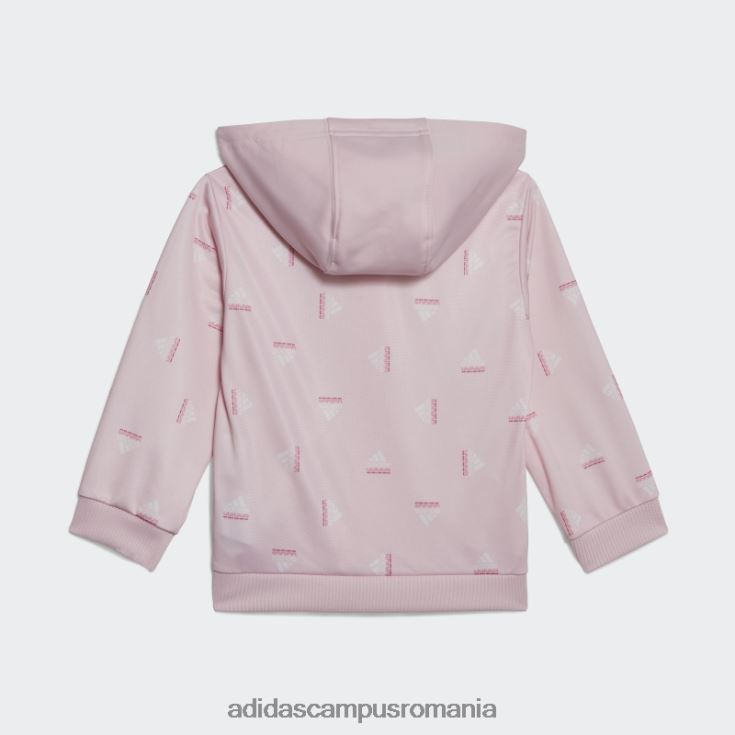 adidas campus romania Trening din poliester lucios brandlove roz copii roz/fucsia J266N218530