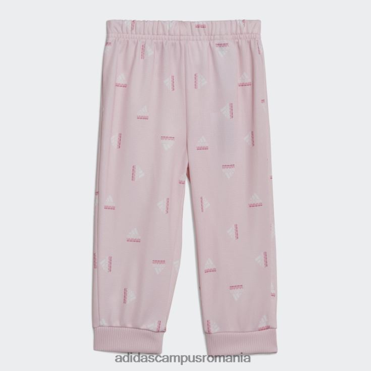 adidas campus romania Trening din poliester lucios brandlove roz copii roz/fucsia J266N218530