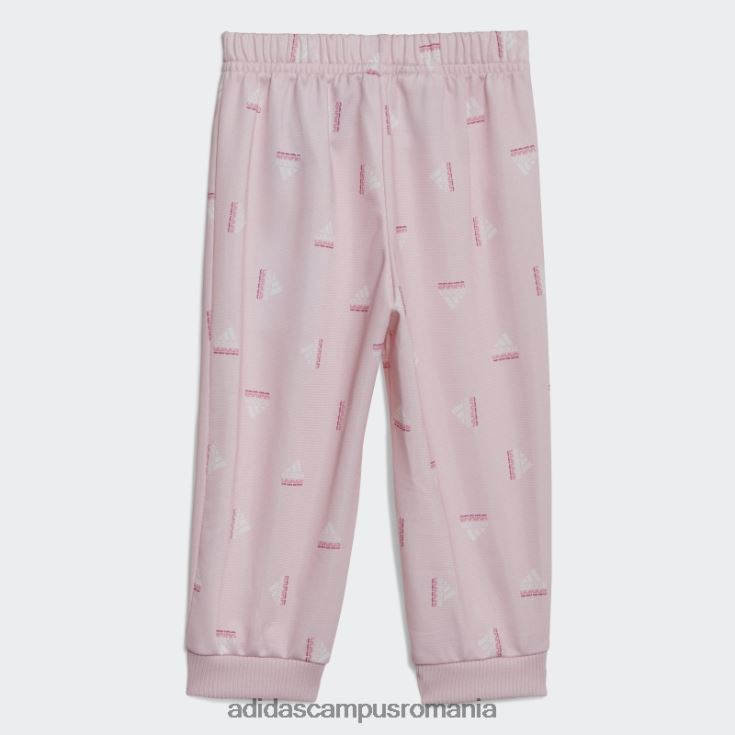 adidas campus romania Trening din poliester lucios brandlove roz copii roz/fucsia J266N218530