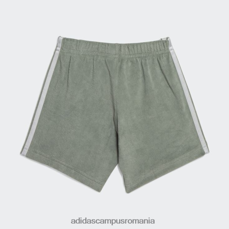 adidas campus romania Tricou cu imprimeu și set scurt din dino camo verde argintiu copii verde argintiu/nisip/alb J266N211681