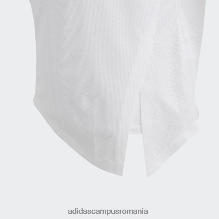 adidas campus romania Tricou hiit cu 3 dungi Quickburn alb copii alb J266N212092