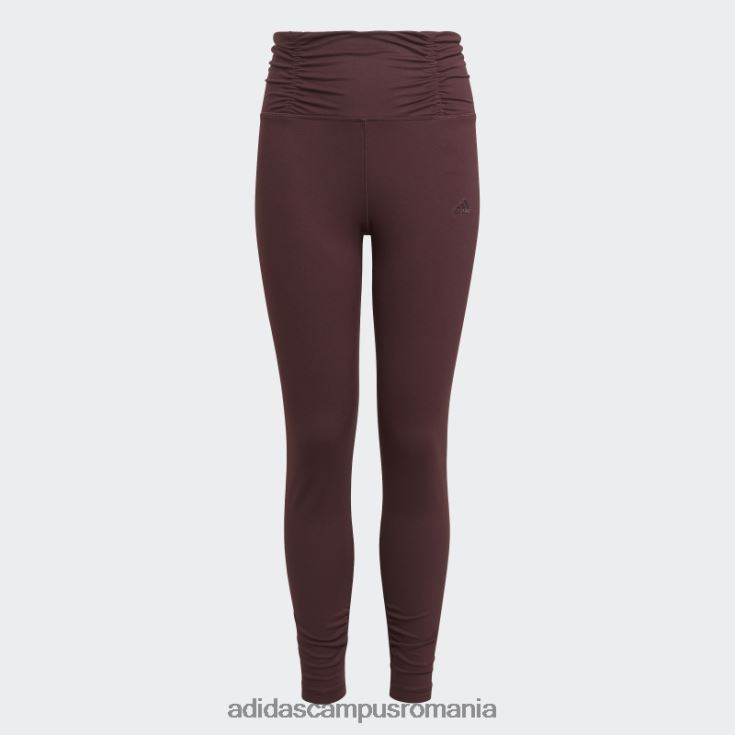 adidas campus romania aeroready yoga dresuri 7/8 maro copii maro J266N23470