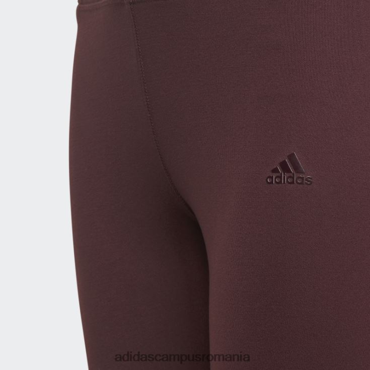 adidas campus romania aeroready yoga dresuri 7/8 maro copii maro J266N23470