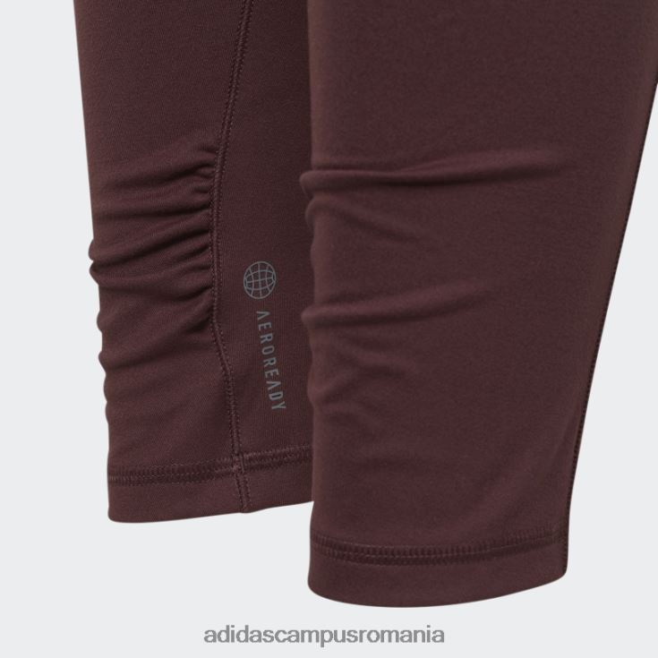 adidas campus romania aeroready yoga dresuri 7/8 maro copii maro J266N23470