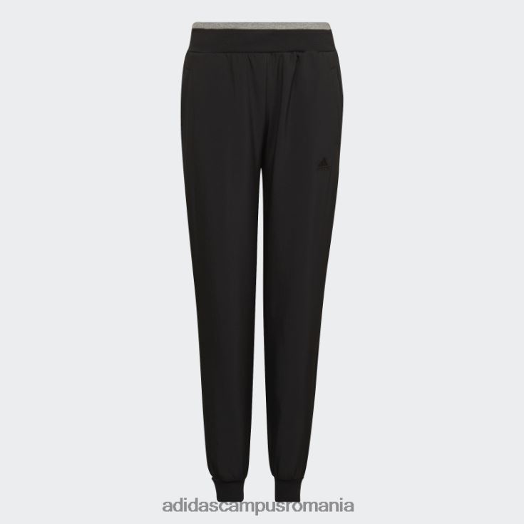 adidas campus romania all szn pantaloni fleece negri copii negru/gri mediu J266N211822