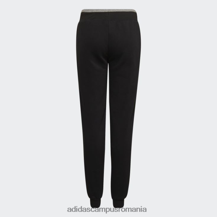 adidas campus romania all szn pantaloni fleece negri copii negru/gri mediu J266N211822