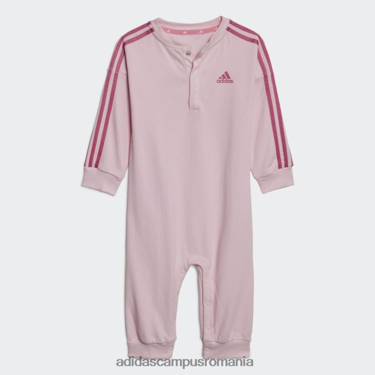 adidas campus romania body esential cu 3 dungi French Terry roz copii roz/fucsia J266N218428