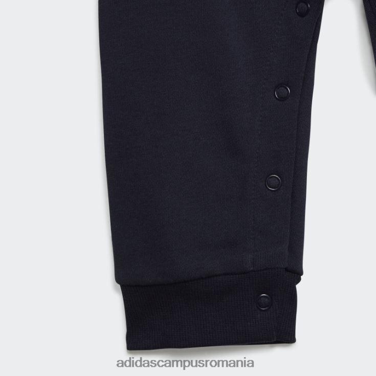 adidas campus romania body ink essentials cu 3 dungi French Terry copii cerneală/albastru/galben/portocaliu îndrăzneț J266N218700