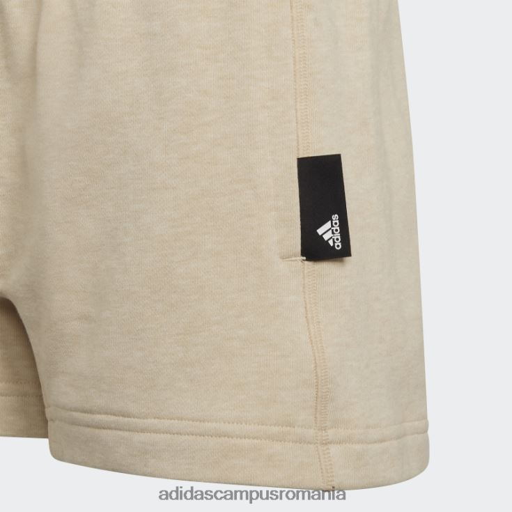 adidas campus romania botanic bej mel studio lounge pantaloni scurți sport cu vopsea botanică adidas copii bej botanic mel J266N219275