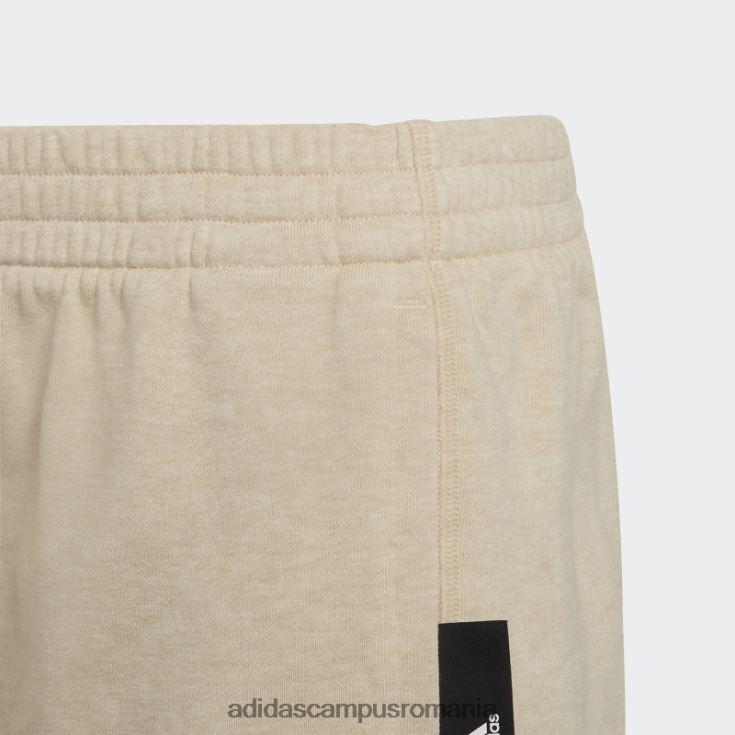 adidas campus romania botanic bej mel studio lounge pantaloni scurți sport cu vopsea botanică adidas copii bej botanic mel J266N219275