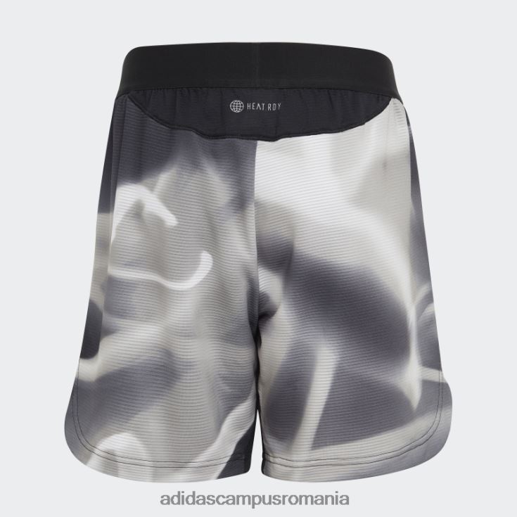 adidas campus romania căldură. pantaloni scurți din tricot mgh solid gri copii mgh solid gri/negru J266N218667