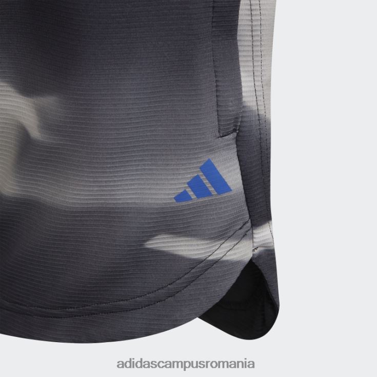 adidas campus romania căldură. pantaloni scurți din tricot mgh solid gri copii mgh solid gri/negru J266N218667