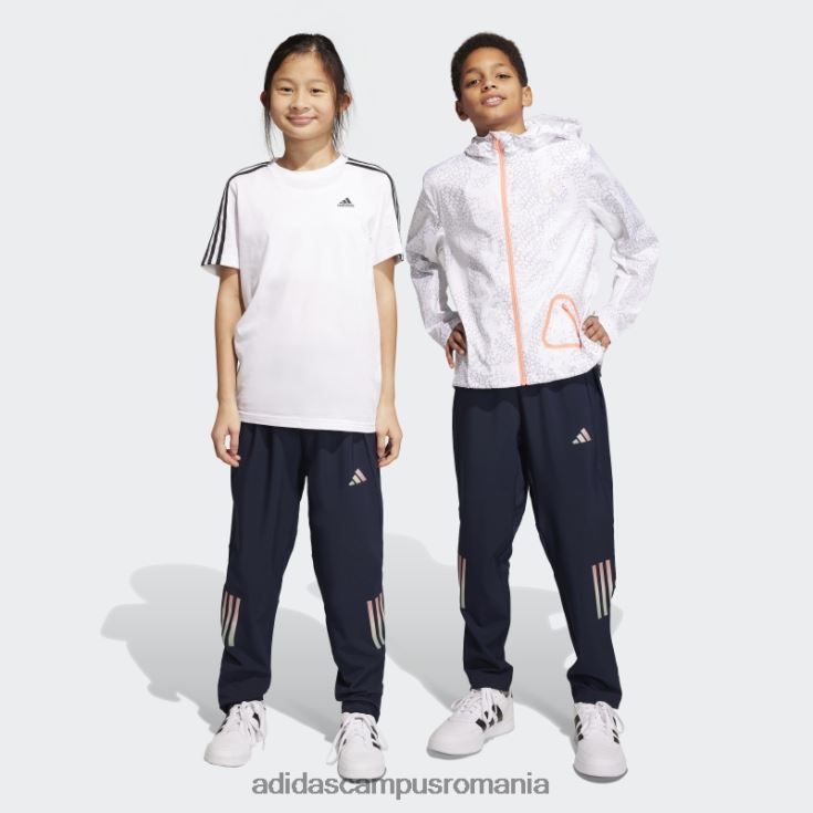 adidas campus romania cerneală aeroready pentru joggeri cu 3 dungi copii cerneală/argint J266N219075