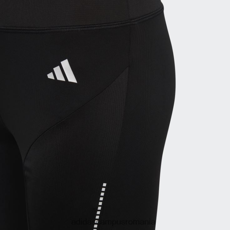 adidas campus romania colanți negri aeroready cu talie înaltă 7/8 copii alb negru J266N212088