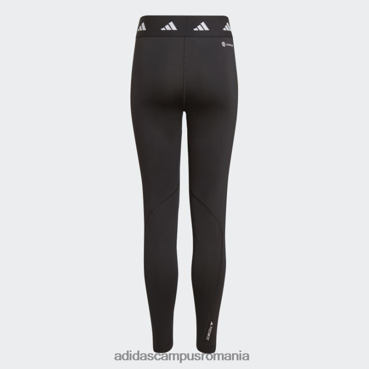 adidas campus romania colanți negri aeroready techfit 7/8 copii alb negru J266N212118