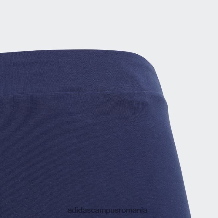adidas campus romania colanti din bumbac cu logo mare, albastru inchis essentials adidas copii albastru închis/coral J266N212147