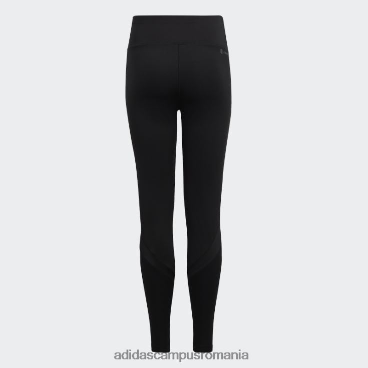 adidas campus romania colanti negri aeroready cu talie mare 7/8 adidas copii alb negru J266N219173