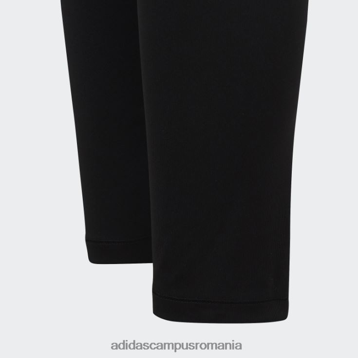 adidas campus romania colanti negri aeroready cu talie mare 7/8 adidas copii alb negru J266N219173