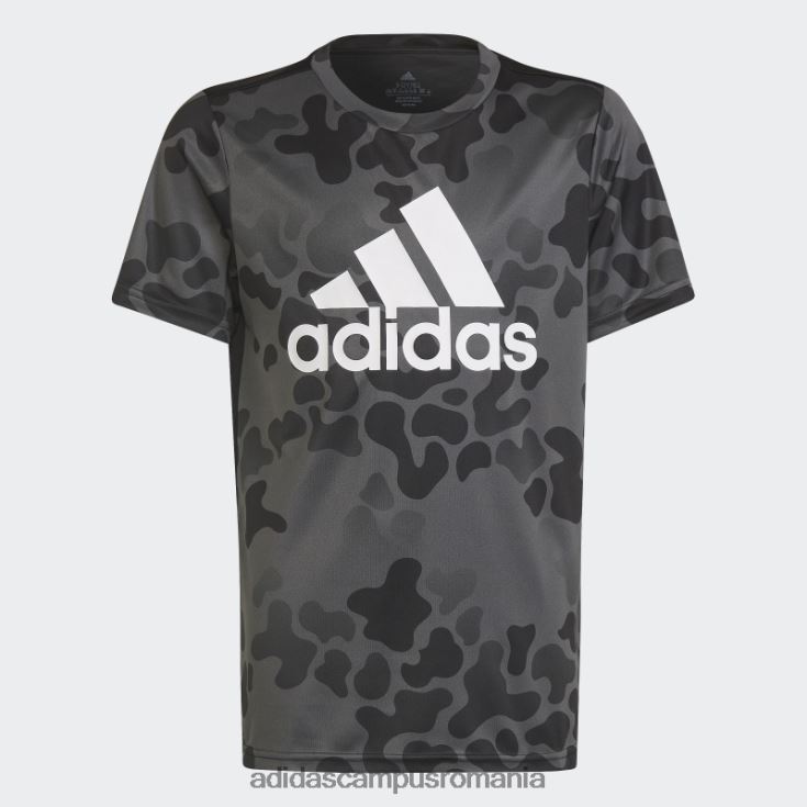 adidas campus romania conceput pentru a muta tricou camo negru copii negru/gri/alb J266N211870