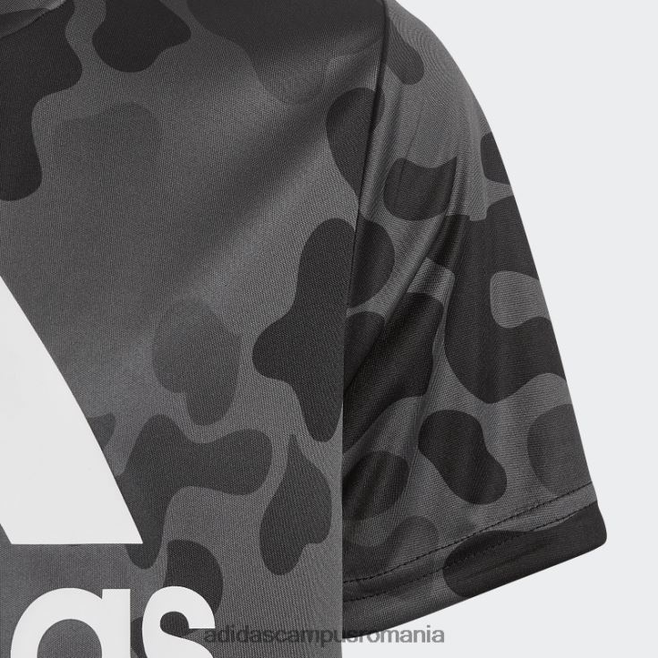 adidas campus romania conceput pentru a muta tricou camo negru copii negru/gri/alb J266N211870
