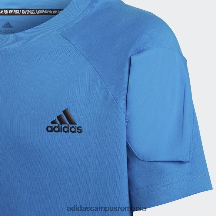 adidas campus romania conceput pentru ziua de joc tricou albastru copii albastru J266N218859
