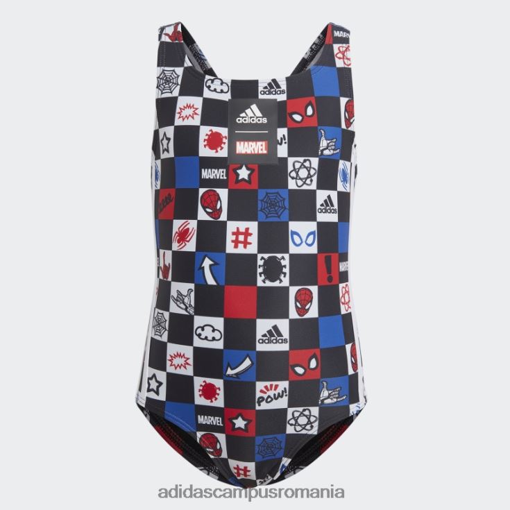 adidas campus romania costum de baie de tip spider-man x marvel alb copii alb/stacojiu/albastru/negru J266N219175