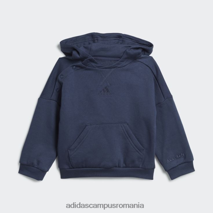 adidas campus romania costum de trening fleece bleumarin adidas copii marina J266N23354