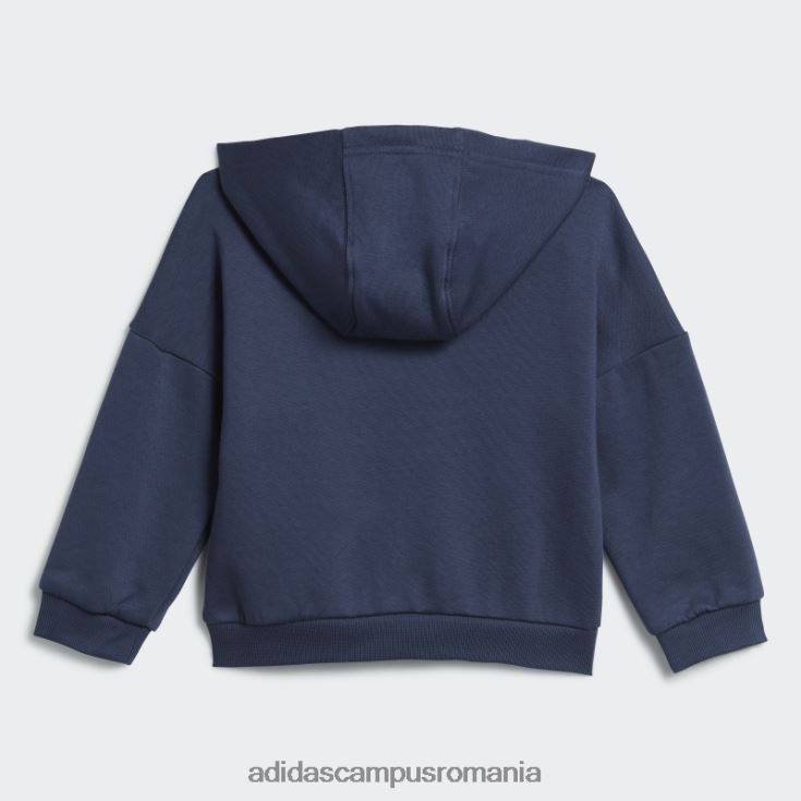 adidas campus romania costum de trening fleece bleumarin adidas copii marina J266N23354