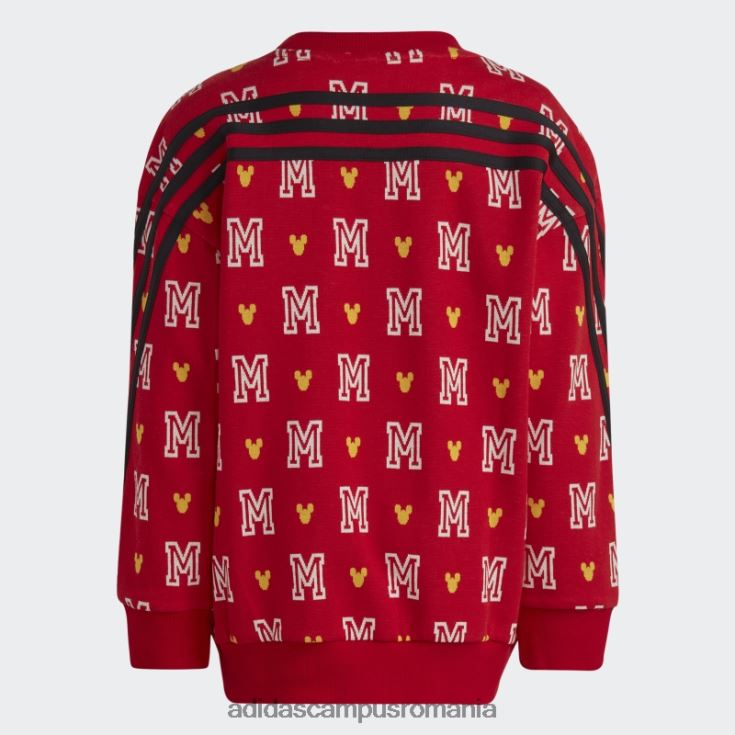 adidas campus romania costum de trening scarlet x disney mickey mouse jogger fierbinte copii stacojiu/alb/auriu J266N211683