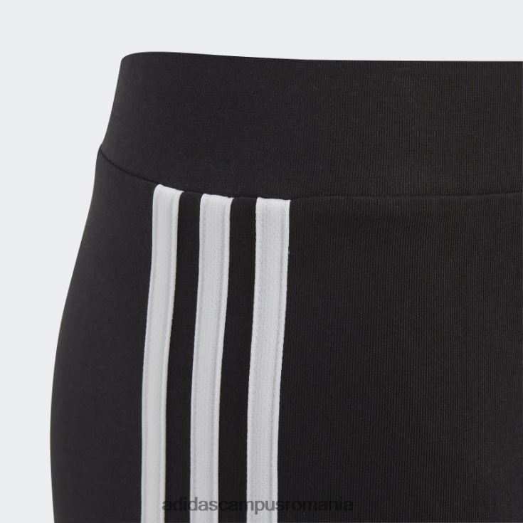 adidas campus romania dresuri din bumbac cu 3 dungi negru adidas copii alb negru J266N212096