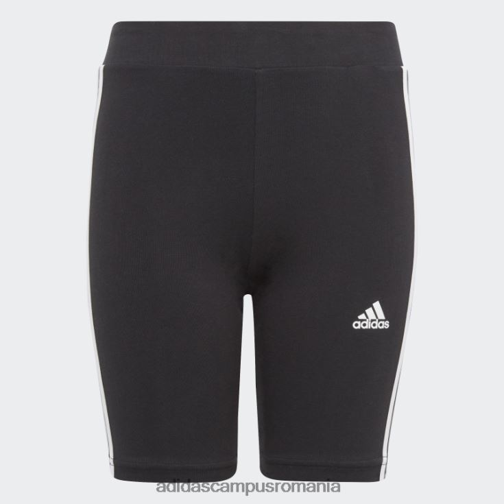 adidas campus romania dresuri pentru biciclete din bumbac, negru, cu 3 dungi copii alb negru J266N219129
