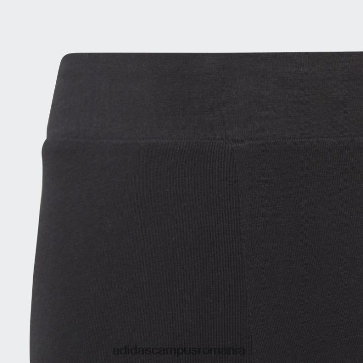 adidas campus romania dresuri pentru biciclete din bumbac, negru, cu 3 dungi copii alb negru J266N219129