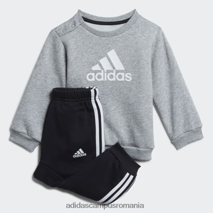 adidas campus romania ecuson gri mediu al set de jogger sport adidas copii gri mediu/alb J266N218519
