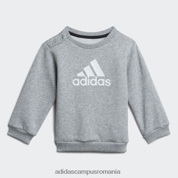 adidas campus romania ecuson gri mediu al set de jogger sport adidas copii gri mediu/alb J266N218519
