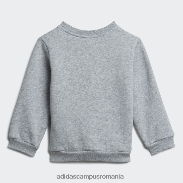 adidas campus romania ecuson gri mediu al set de jogger sport adidas copii gri mediu/alb J266N218519